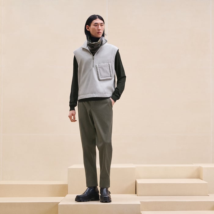 Silex Sleeveless Sweater With Bridle Detail