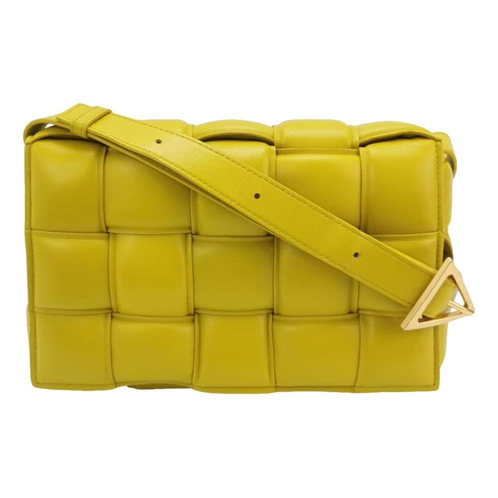 Cassette leather handbag