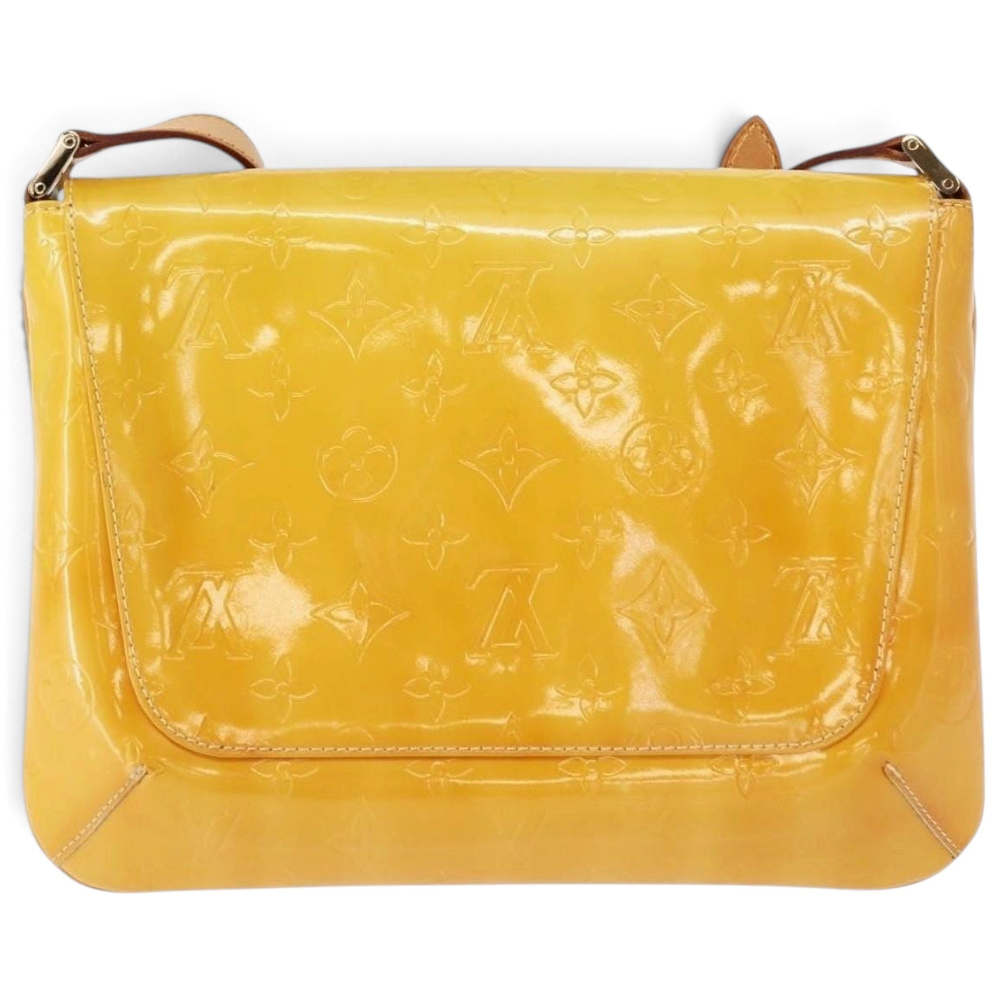 Thompson patent leather handbag