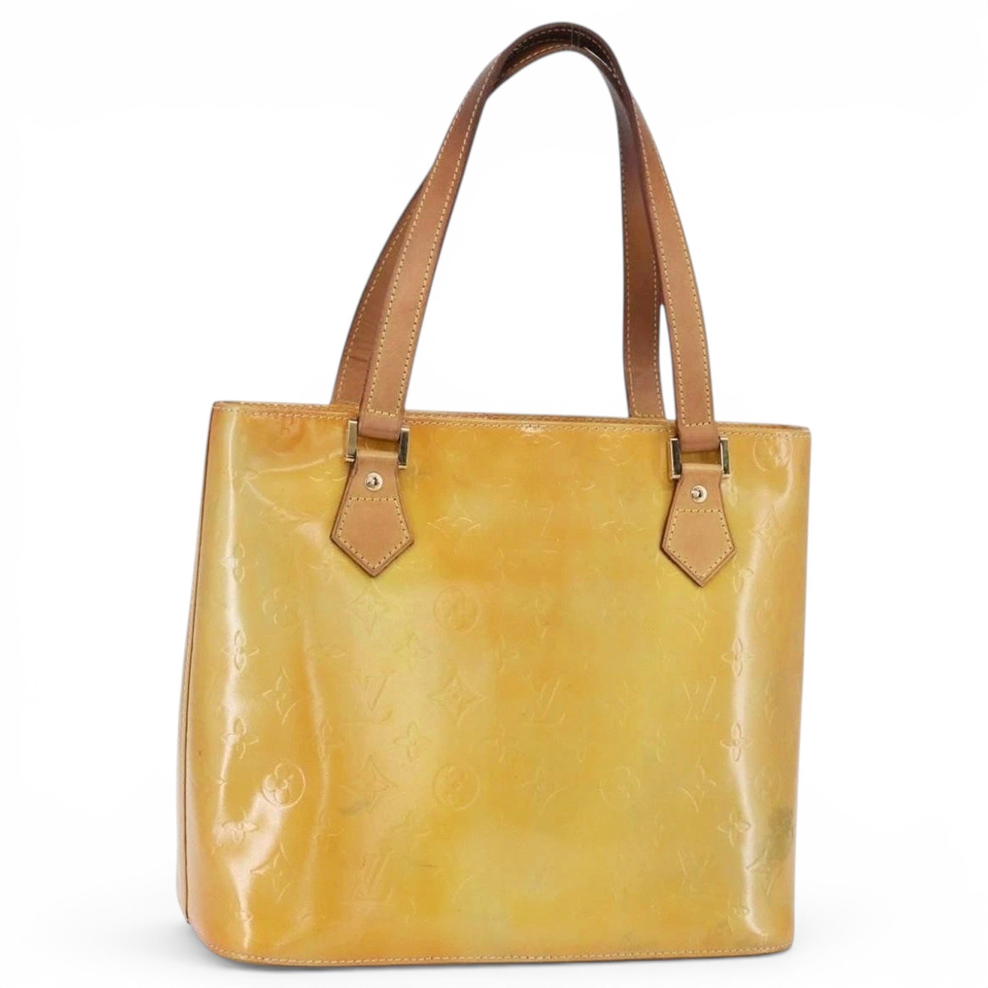 Patent leather handbag