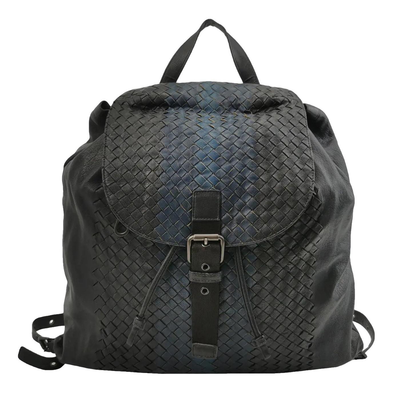 Leather backpack