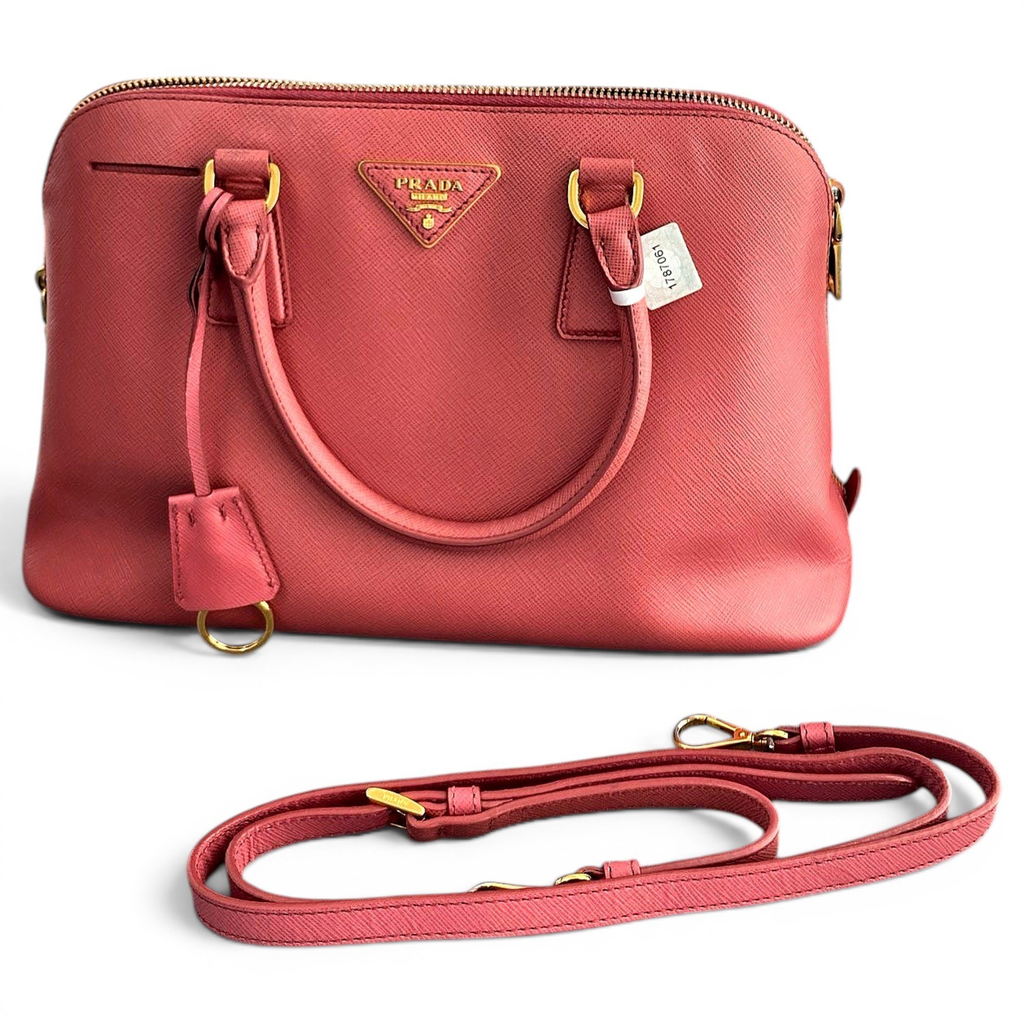 Promenade leather handbag
