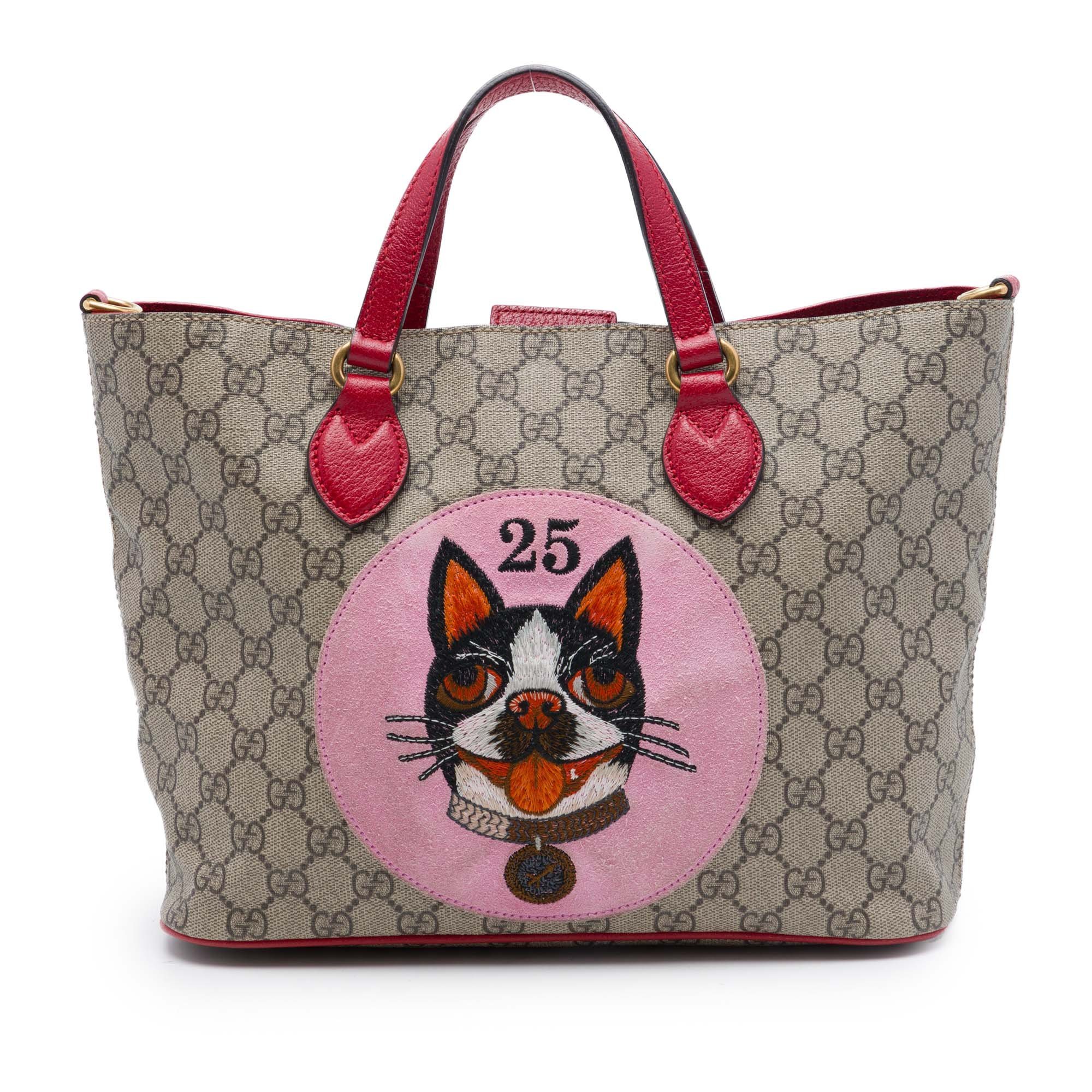 Gucci B leather satchel