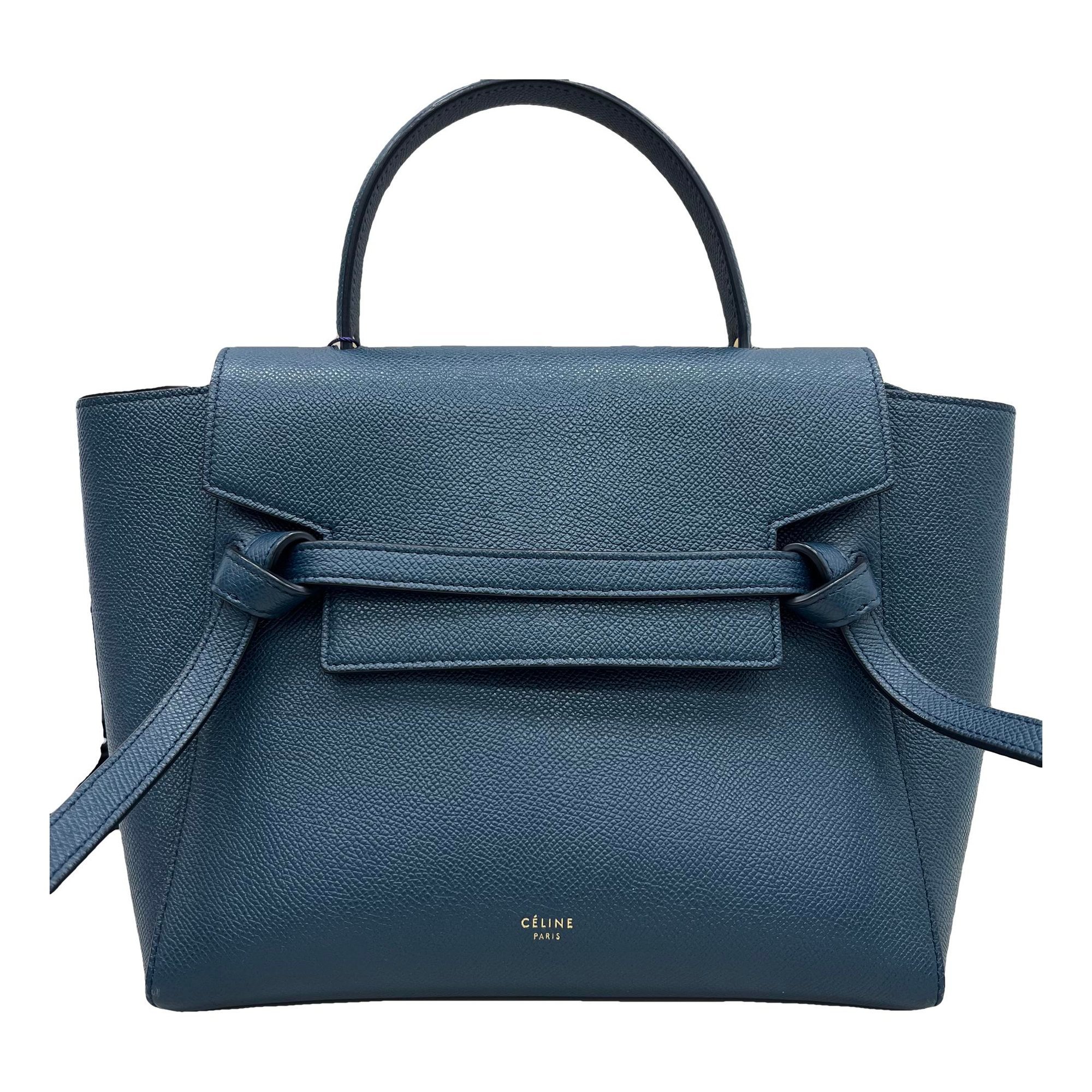 Belt leather handbag