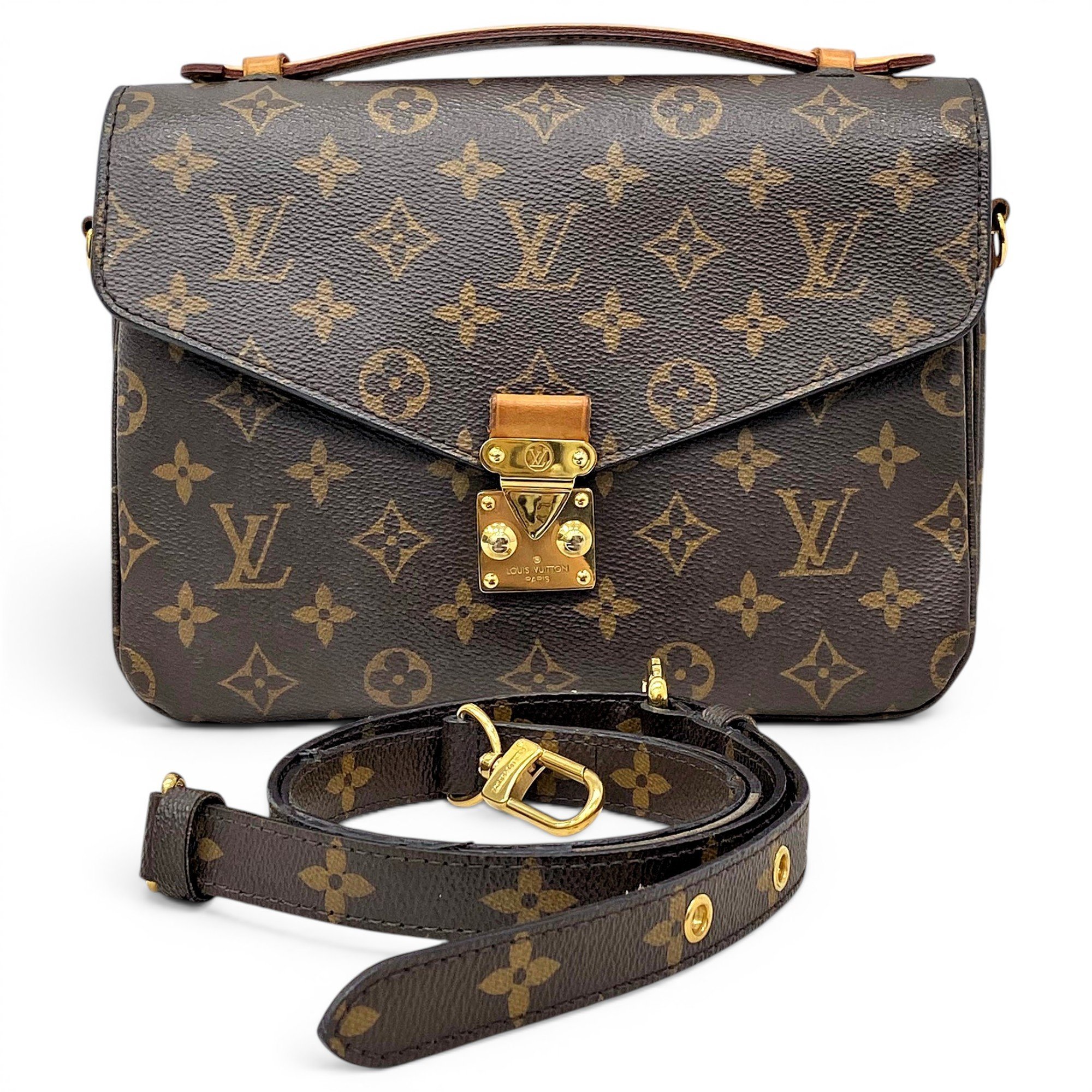 Metis leather handbag