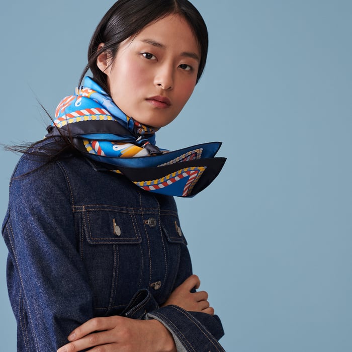 Epaulettes De Gala Double Face Scarf 90