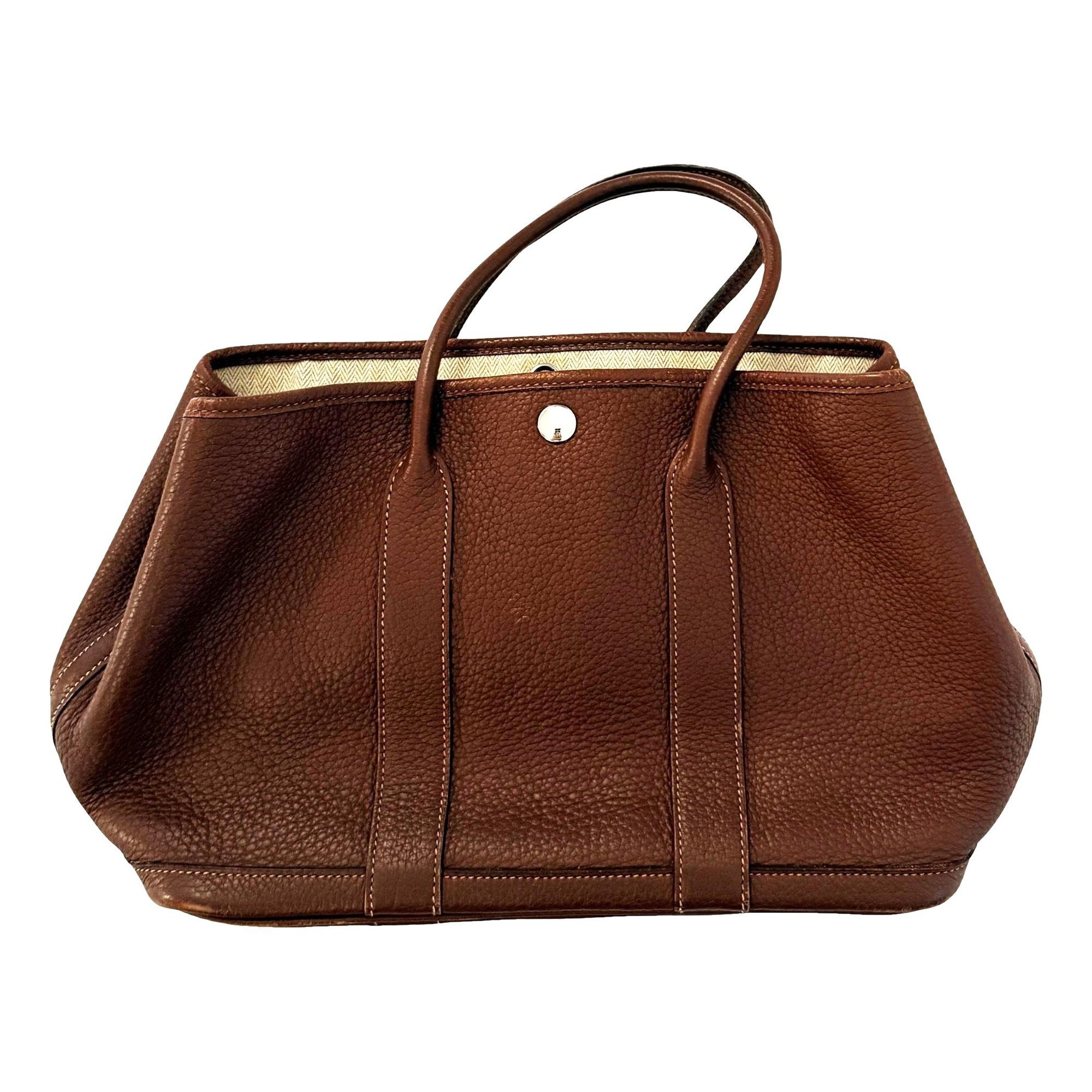 Garden Party leather handbag