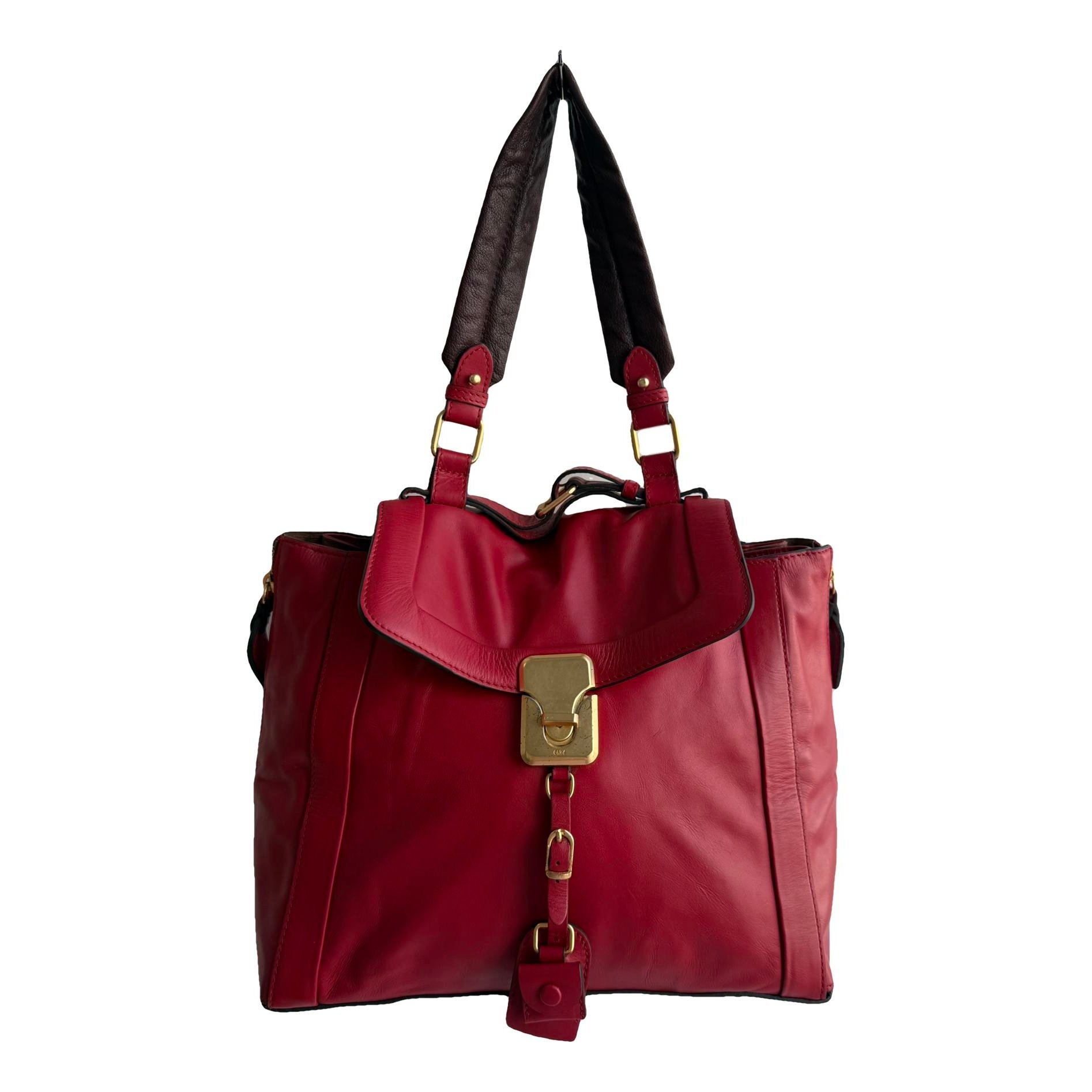 Leather handbag