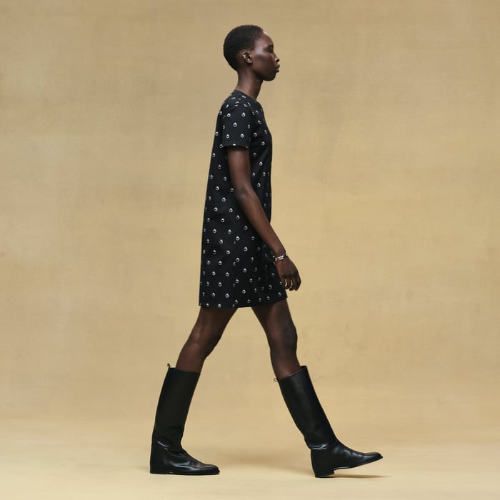Noir "Anneau Finesse" Straight Dress