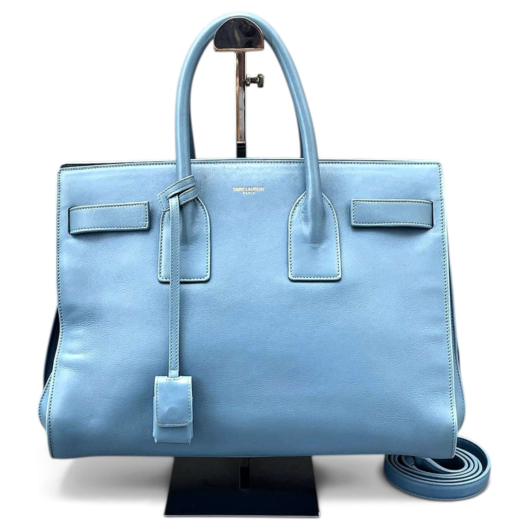 Leather backpack