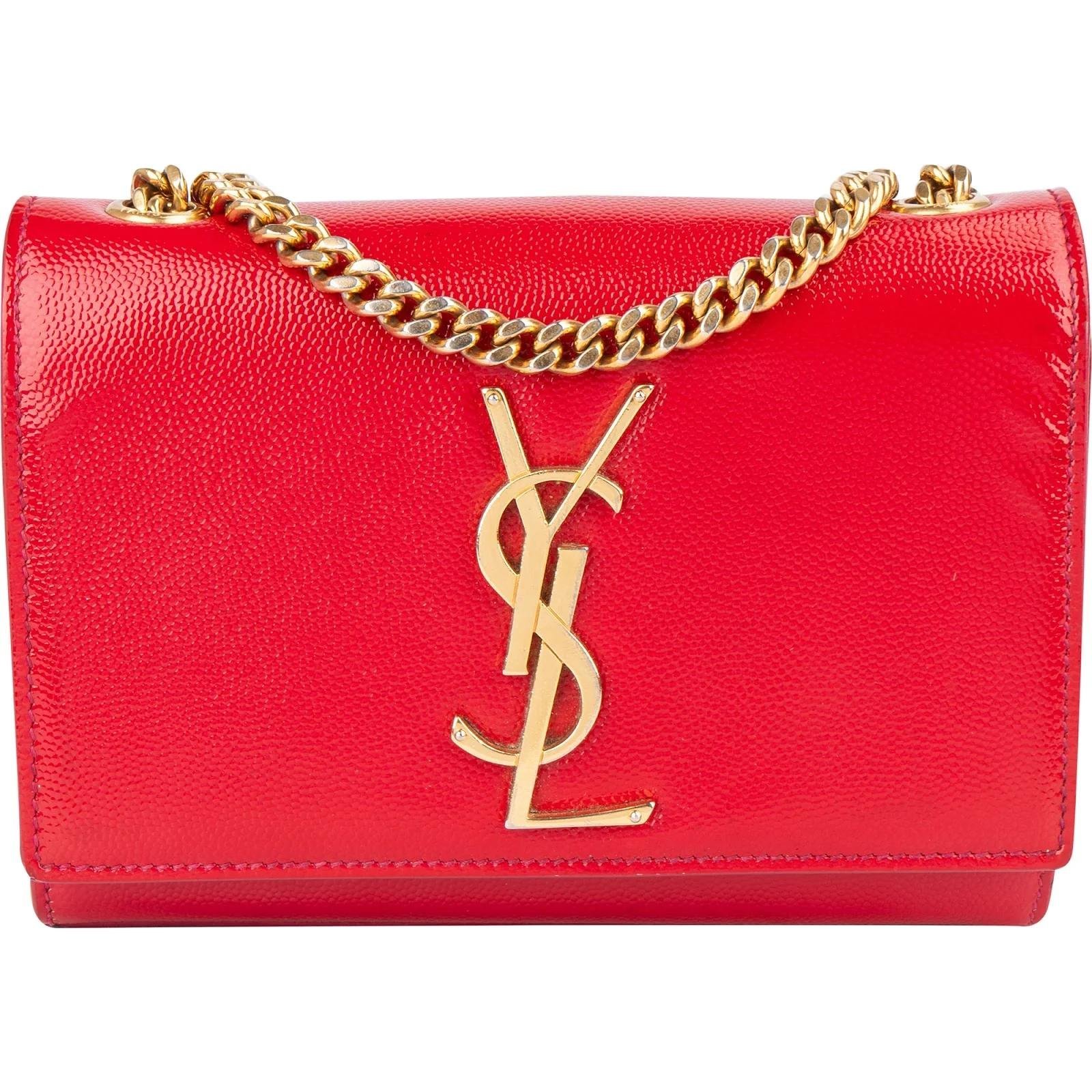 Kate monogramme patent leather crossbody bag