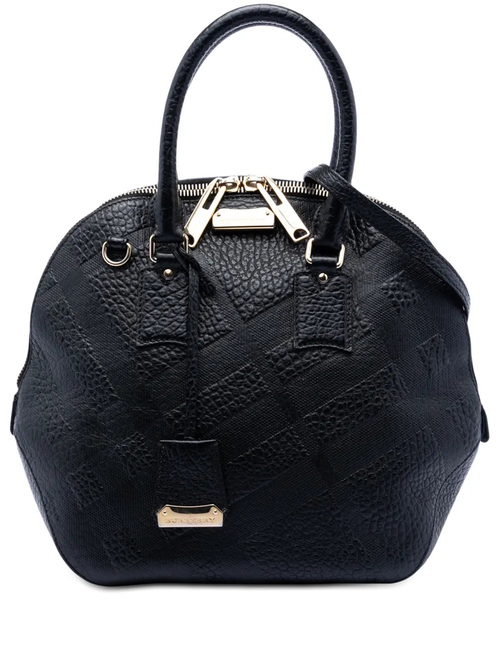 2000-2017 Large Heritage Grain Check Embossed Orchard Bowling Bag satchel