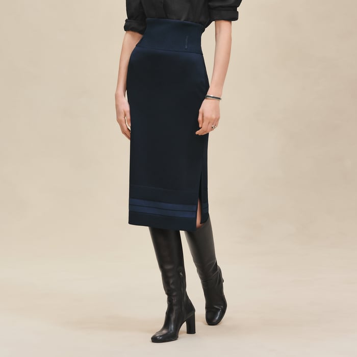 Bleu Noir Modular Bicolor Skirt