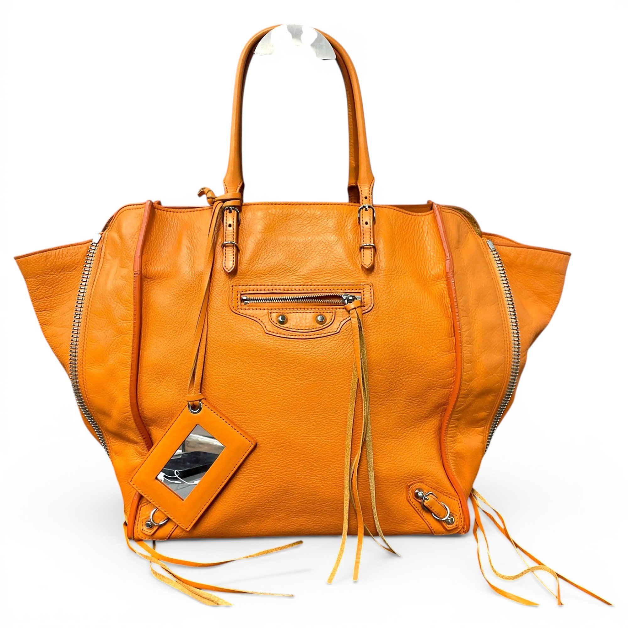 Papier leather tote