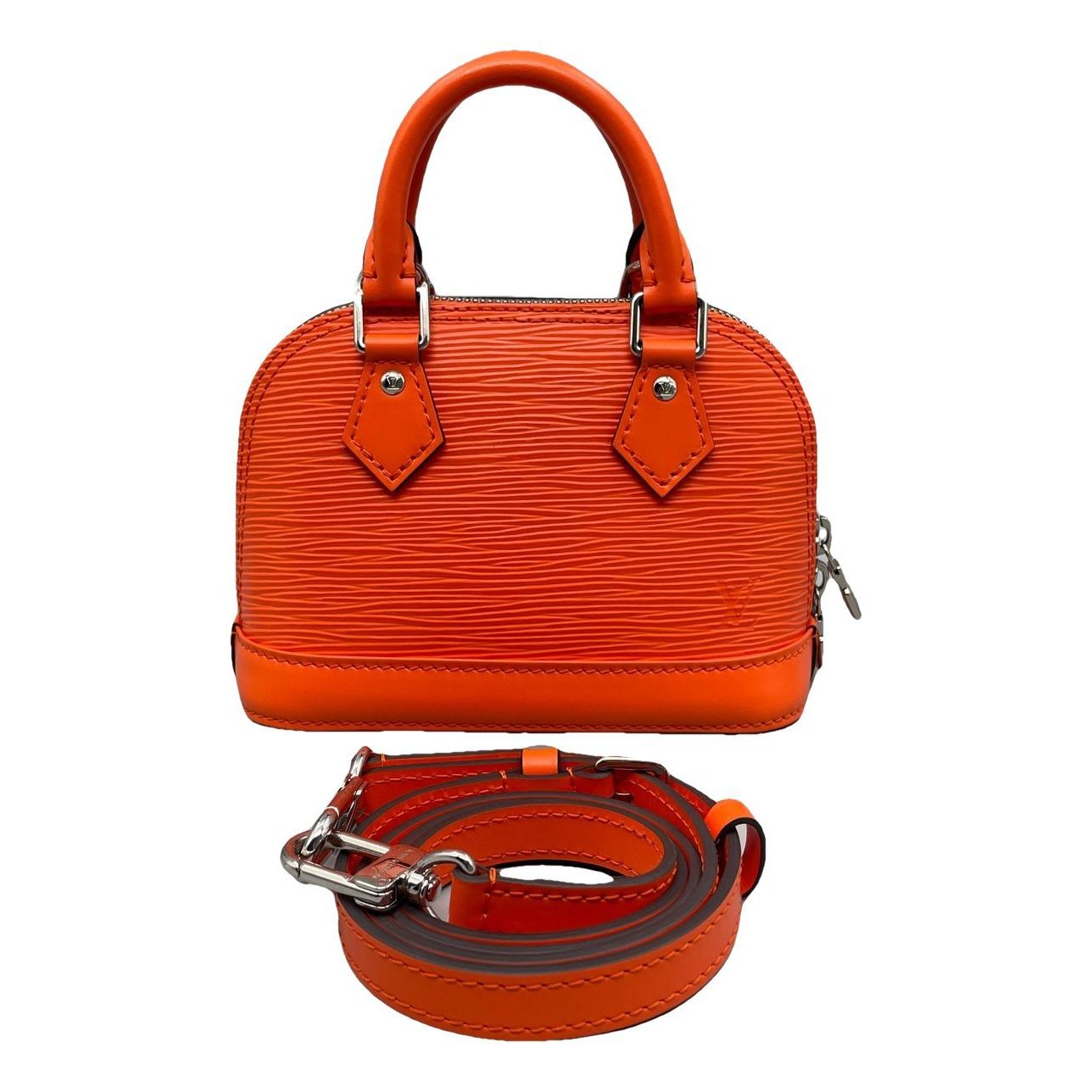 Louis Vuitton Alma BB leather handbag