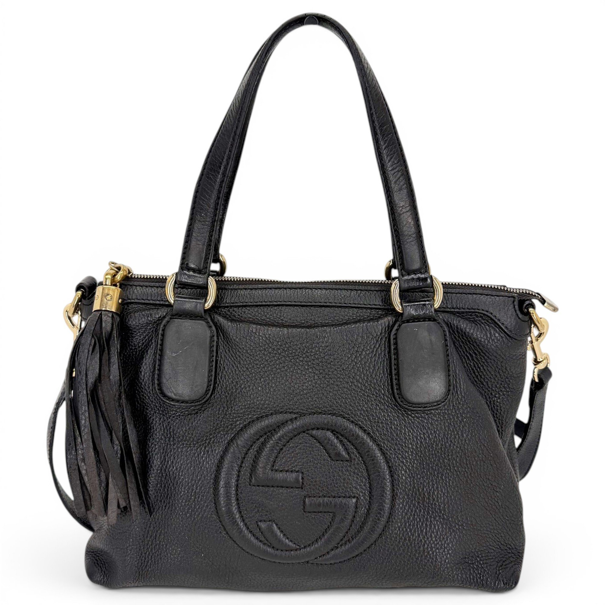 Soho Top Handle leather tote