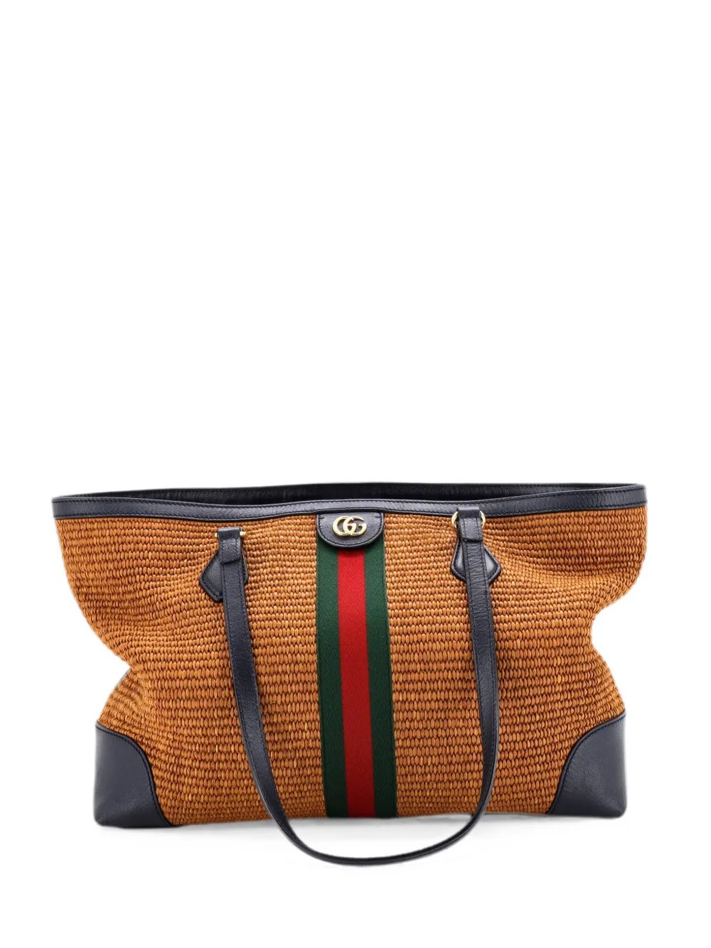 Ophidia Shopping Straw Medium tote bag