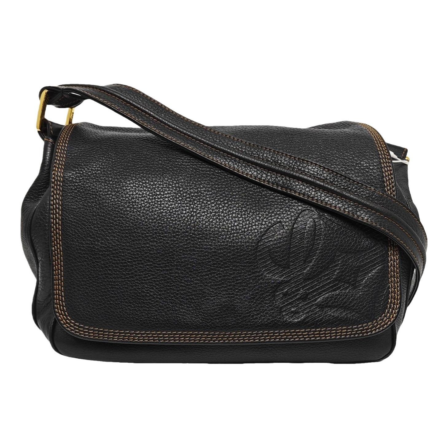 Leather crossbody bag