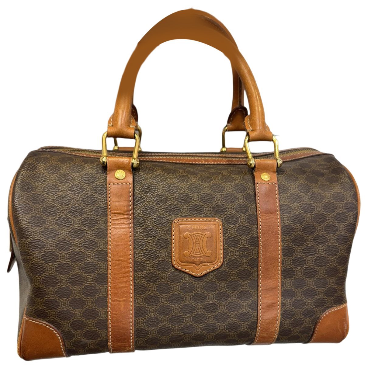 Leather travel bag