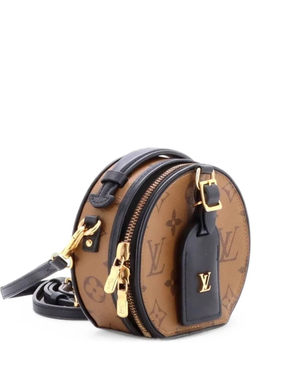 Mini Boite Chapeau Bag Reverse Monogram Canvas crossbody bag