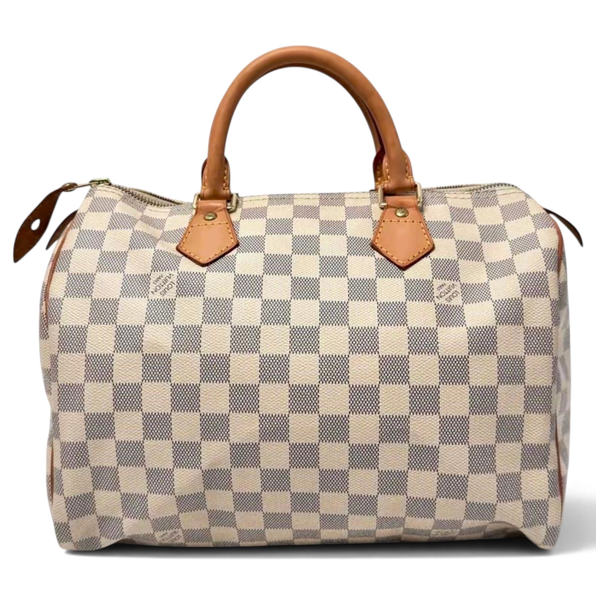 Speedy leather handbag