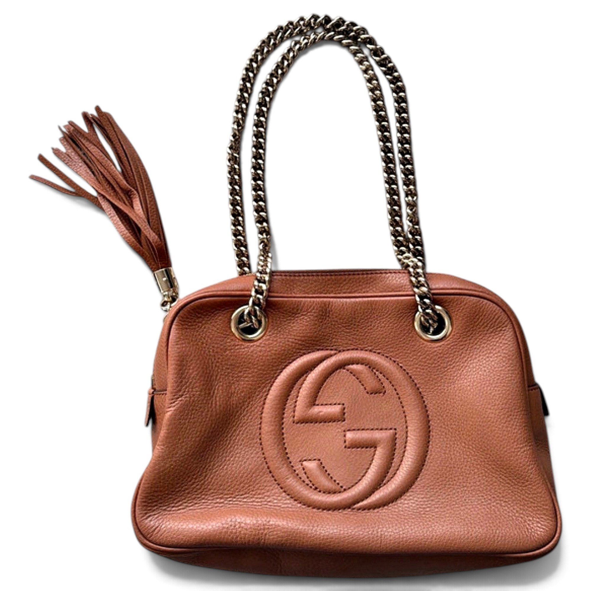 Soho Double Chain leather handbag