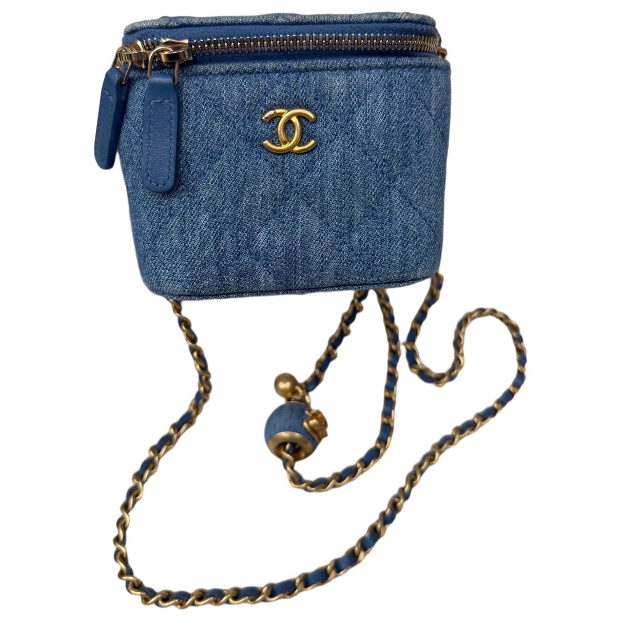 Trendy CC Vanity leather handbag