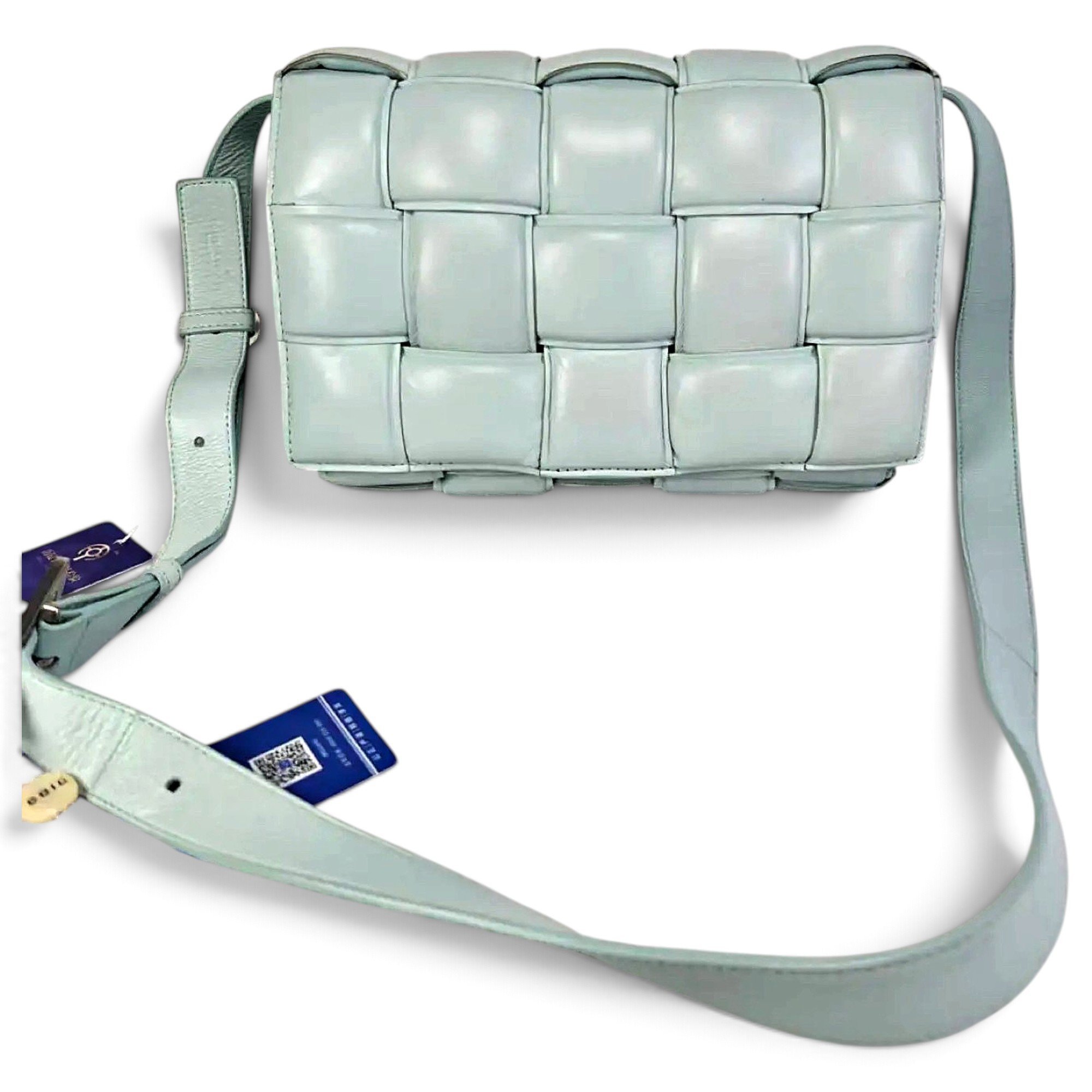 Cassette leather crossbody bag