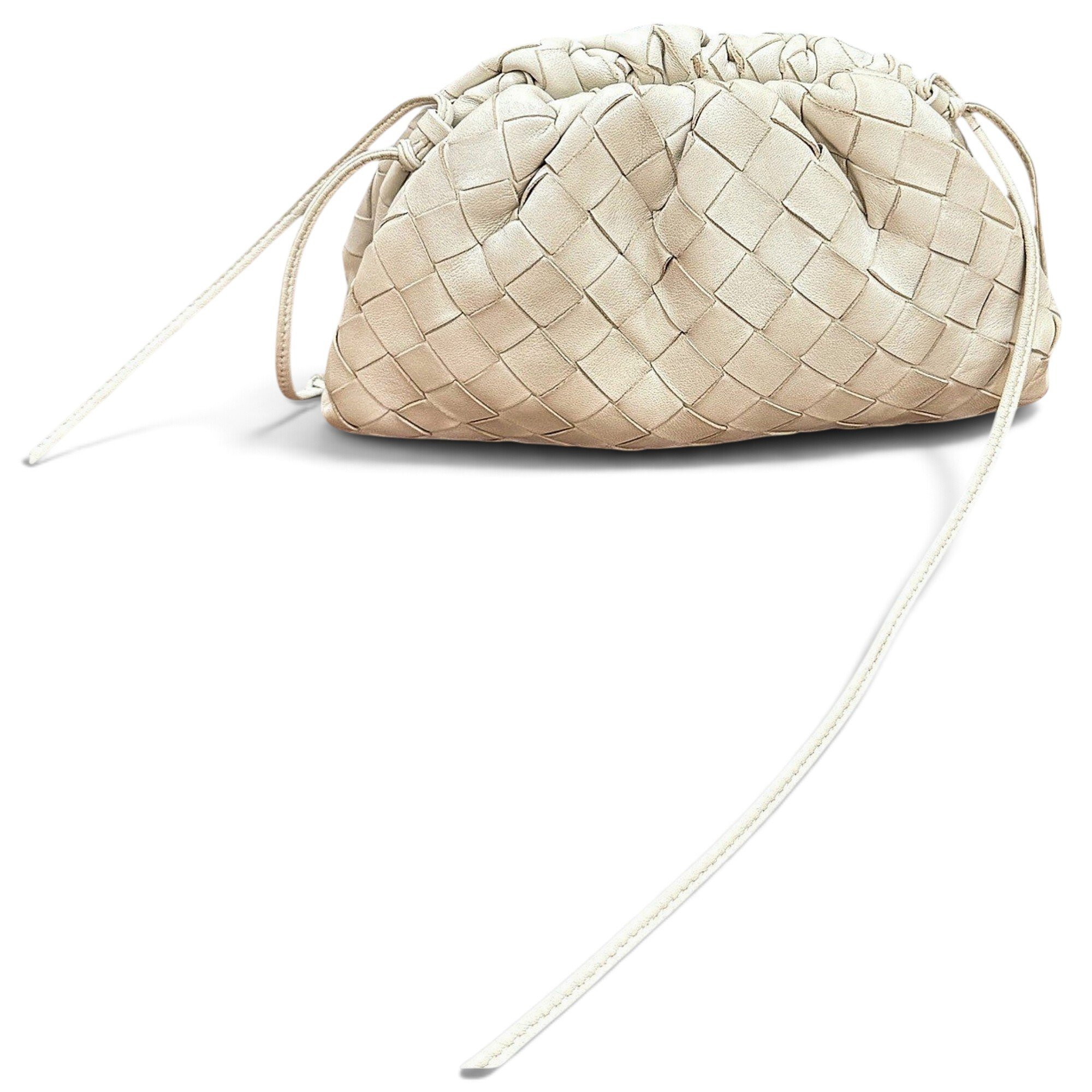 Pouch leather handbag