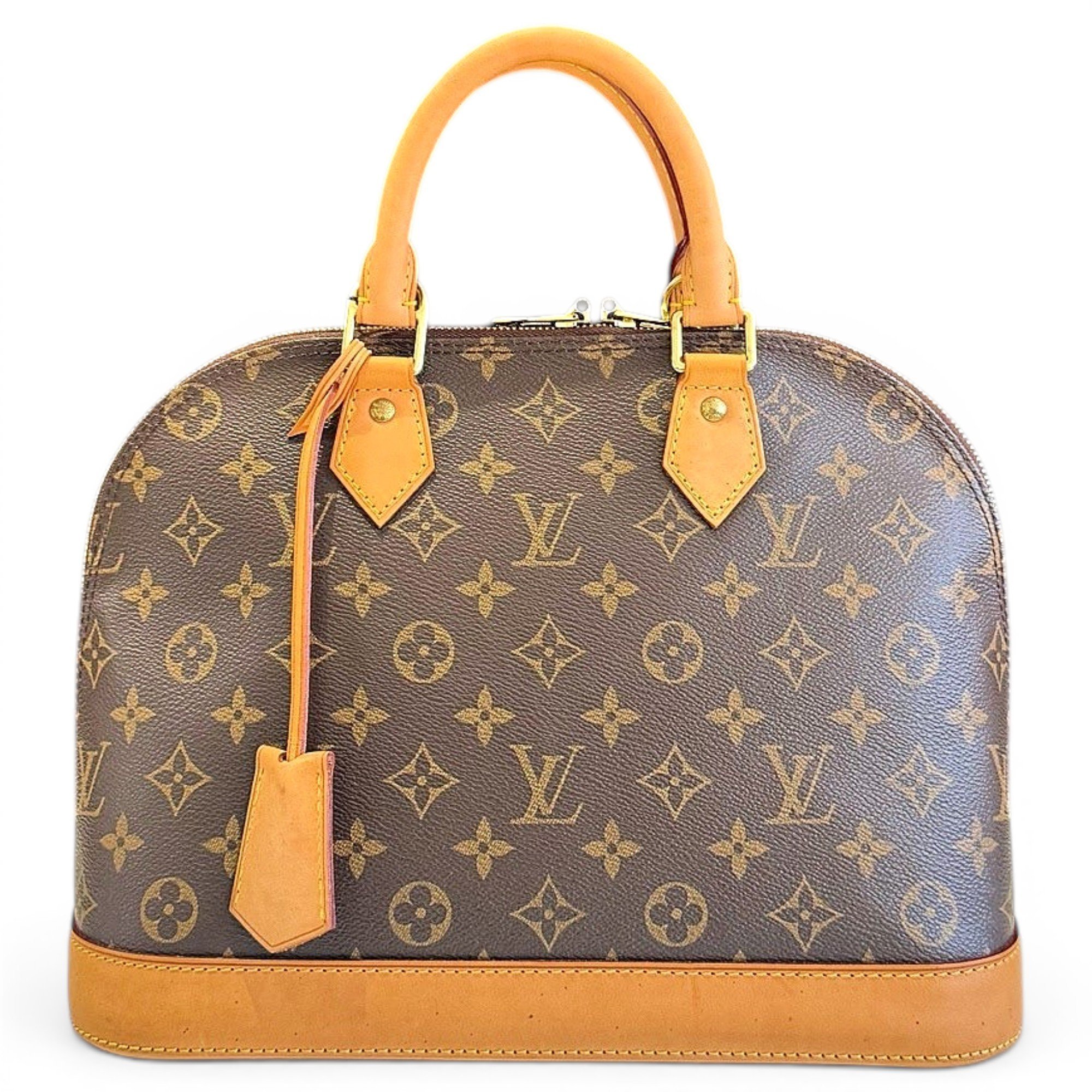 Alma leather handbag