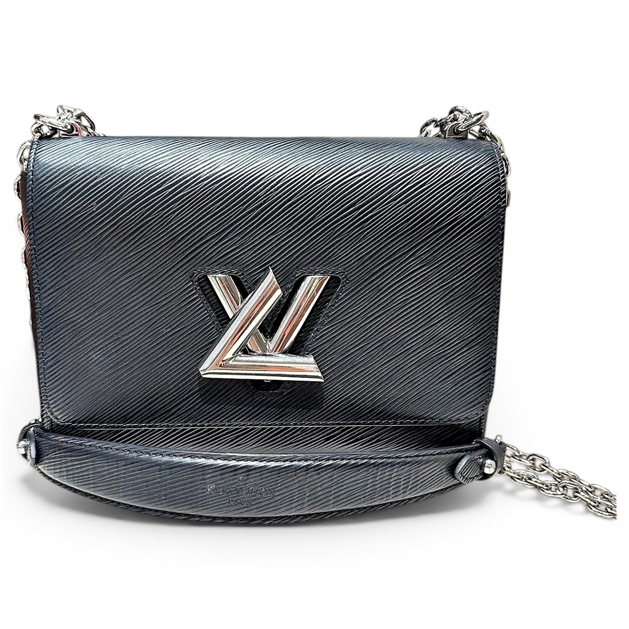 Twist leather crossbody bag