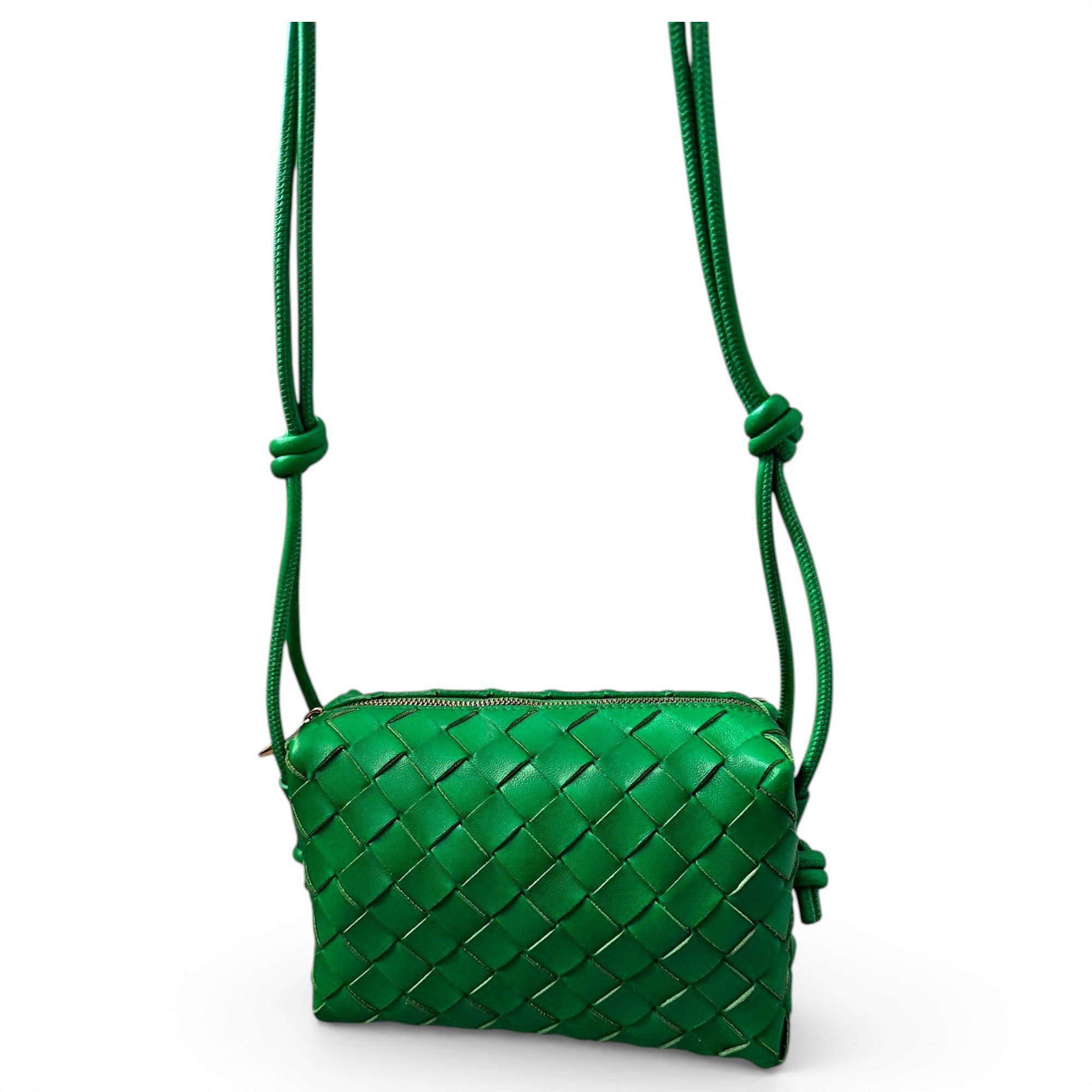 Loop leather handbag