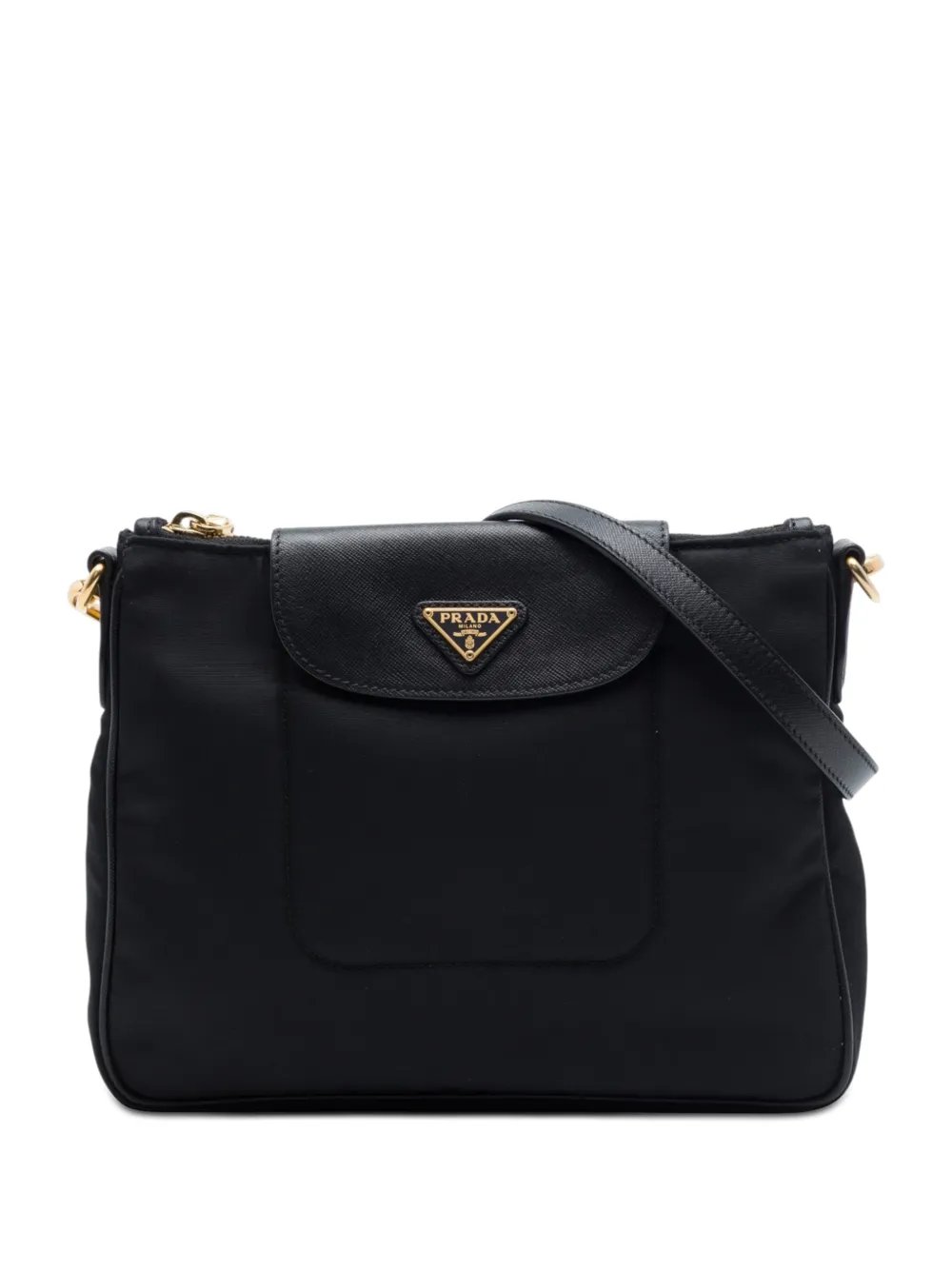 2000-2013 Saffiano Trimmed Tessuto crossbody bag