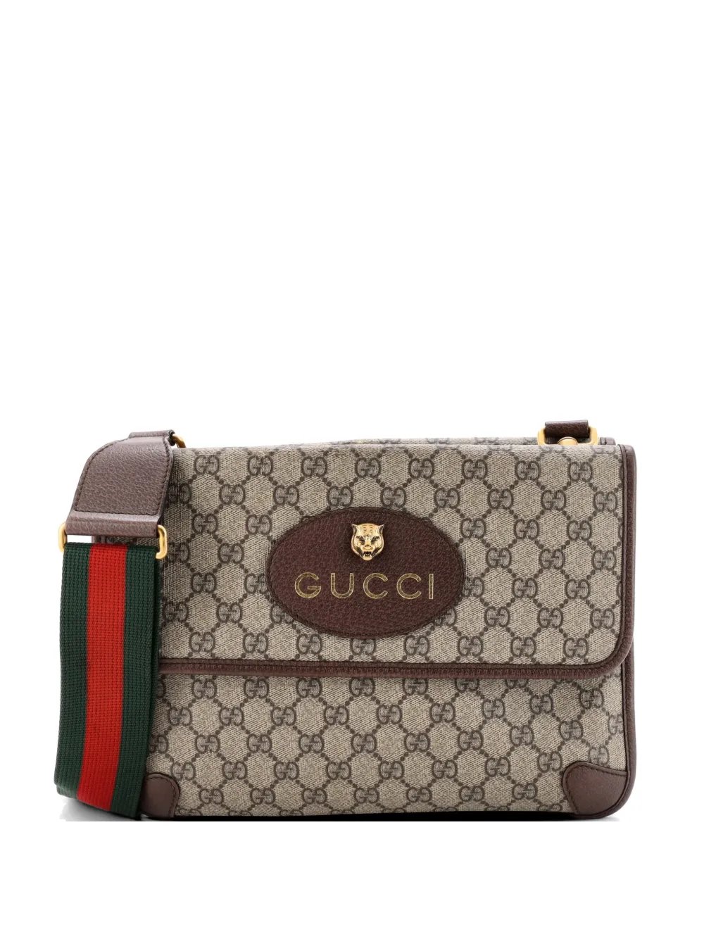 Neo Vintage Flap Messenger GG Coated Canvas Medium crossbody bag