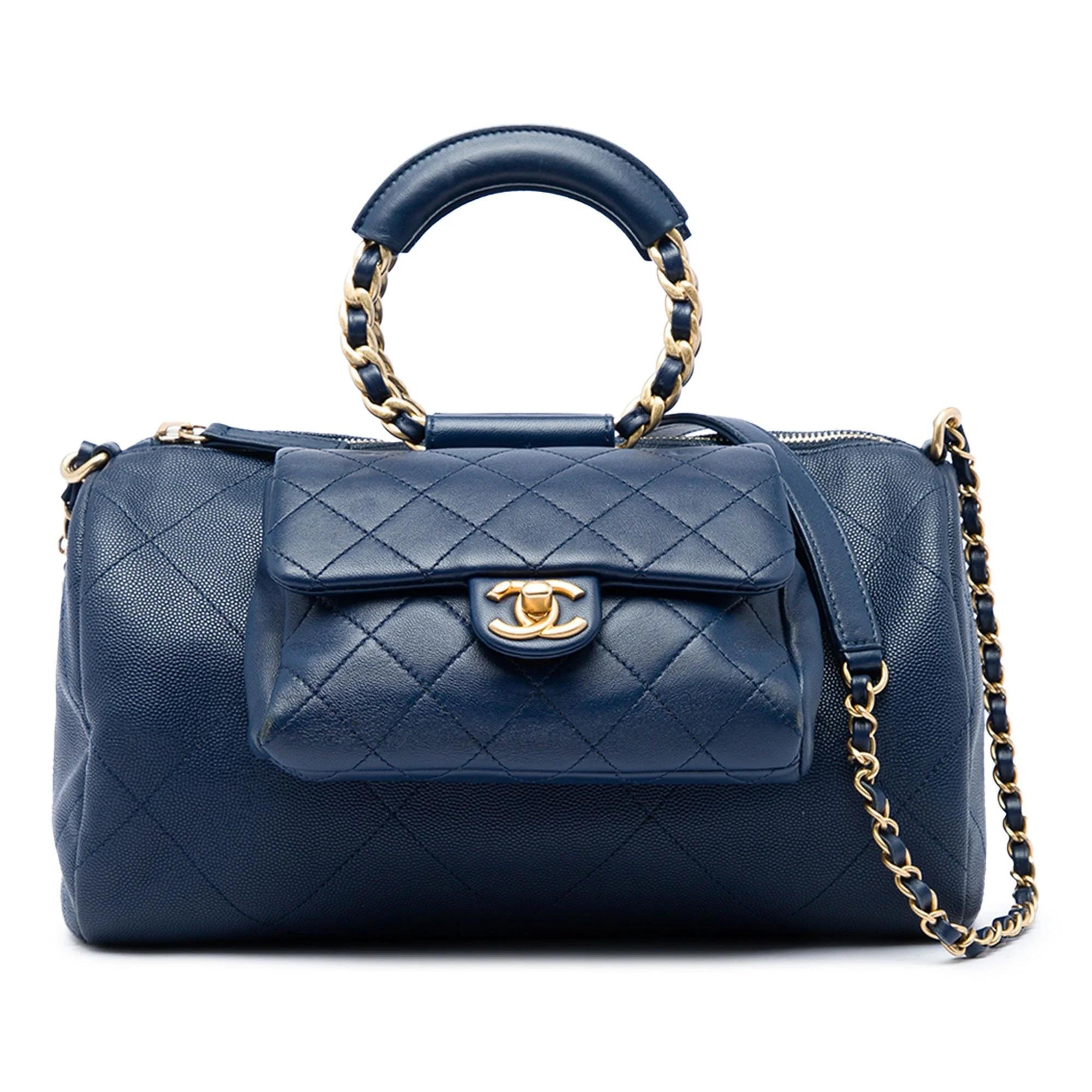 Bowling Bag pony-style calfskin handbag