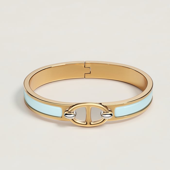 Bleu Polaire Mini Clic Chaine d'Ancre Bracelet
