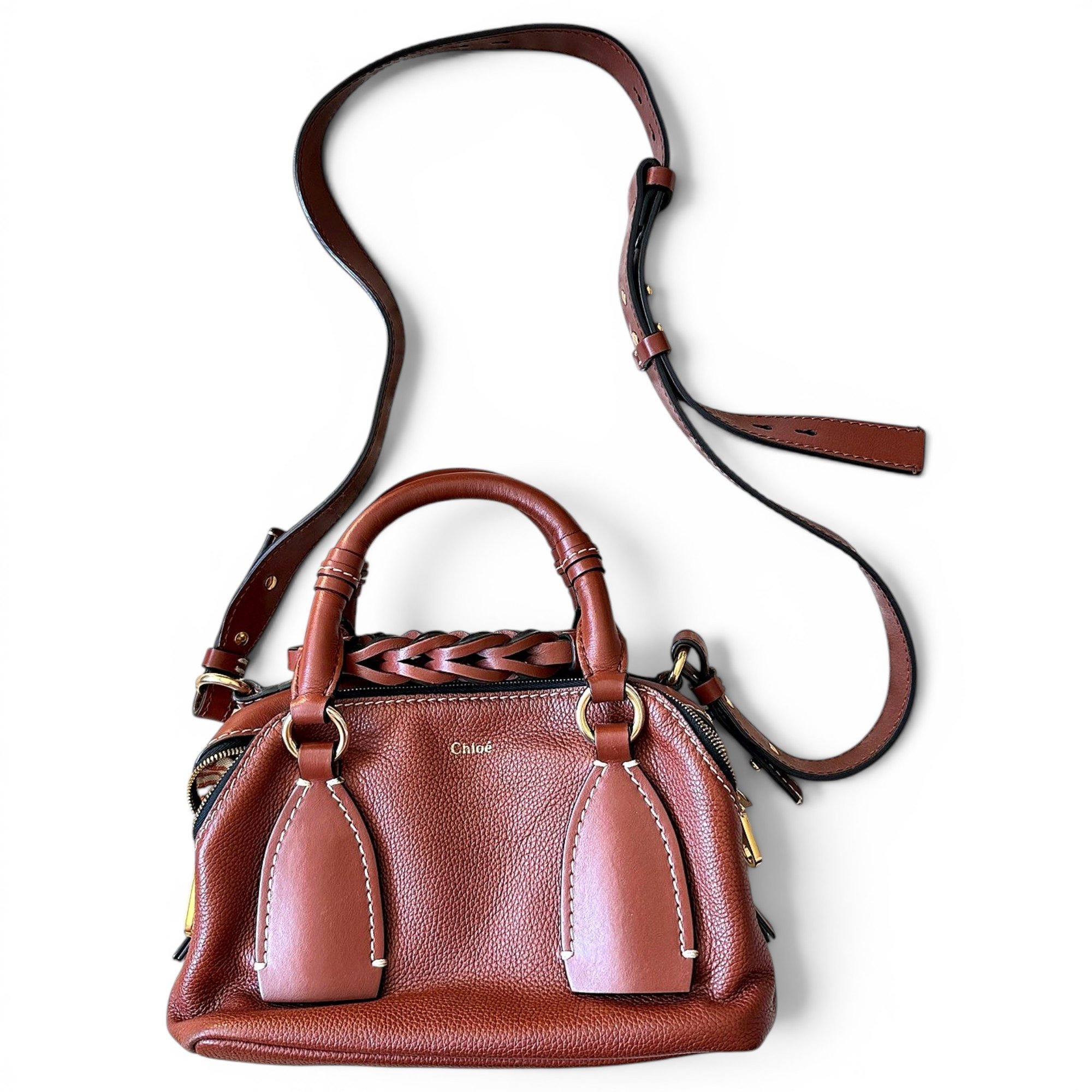 Daria leather handbag