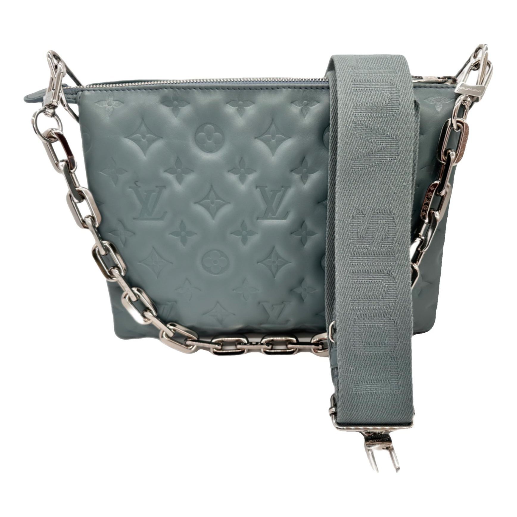 Coussin leather handbag