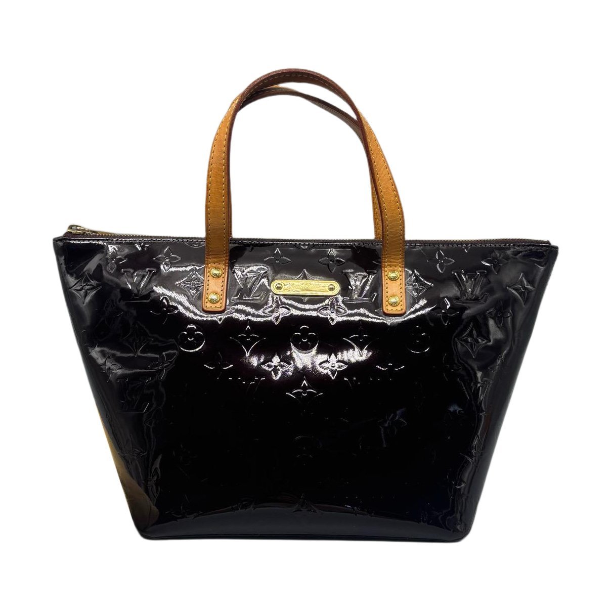 Bellevue patent leather handbag