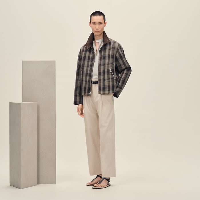 Café Reversible Straight Cut Jacket