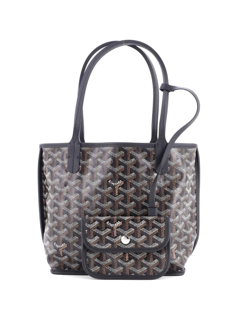 Anjou Reversible Tote Coated Canvas Mini satchel