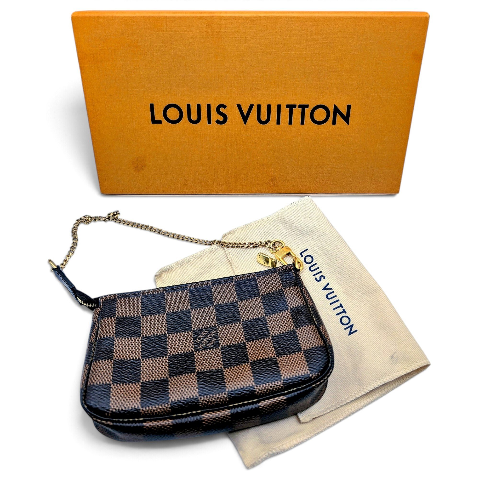 Pochette Accessoire leather handbag