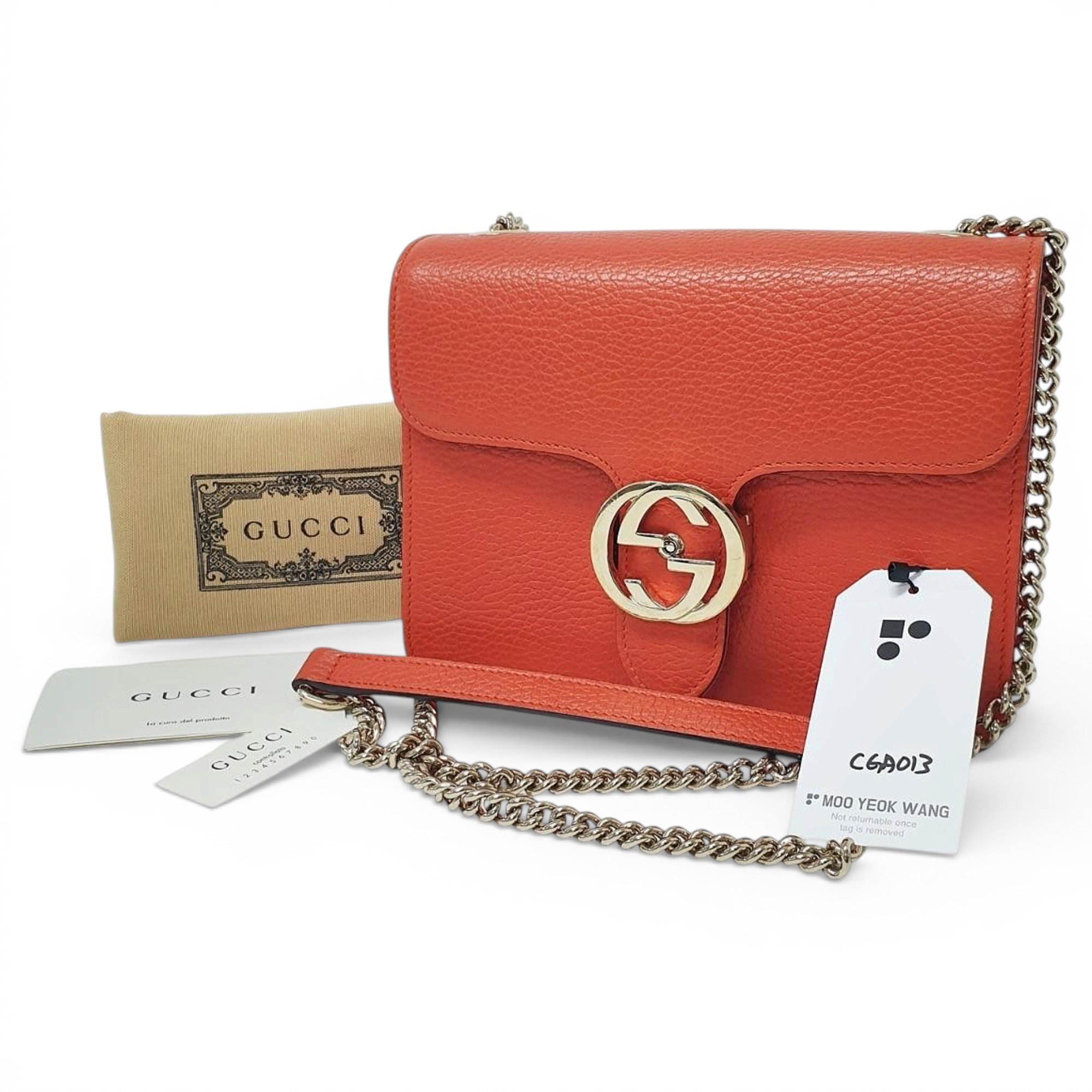 Leather handbag