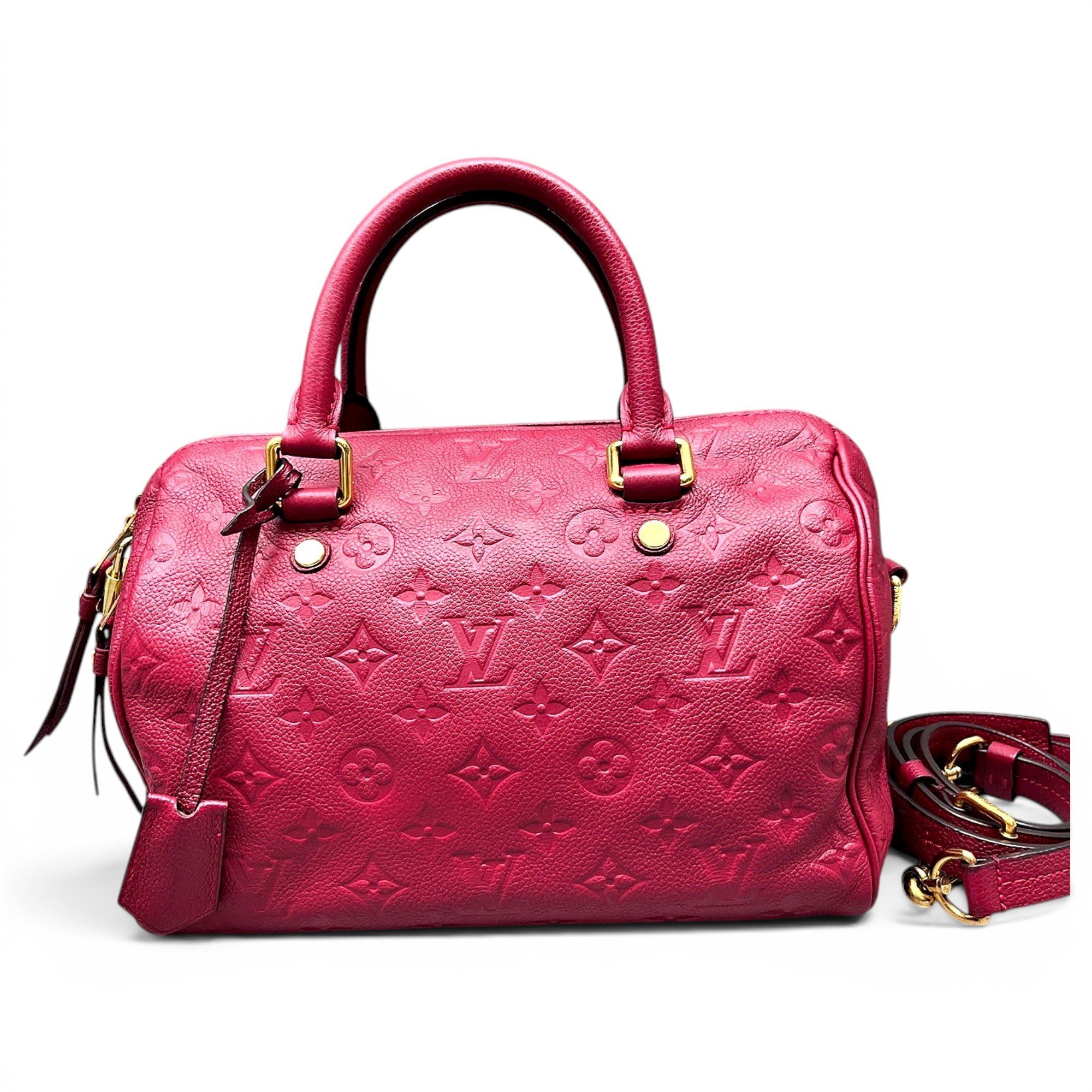 Speedy leather handbag