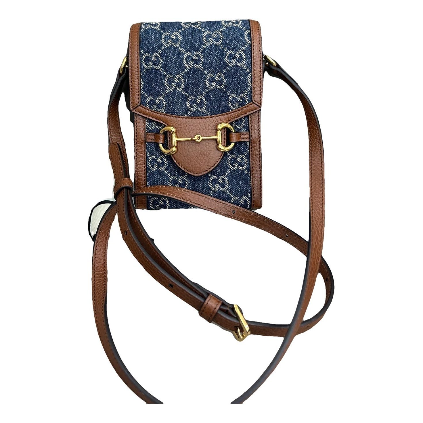 Horsebit 1955 Vertical cloth handbag