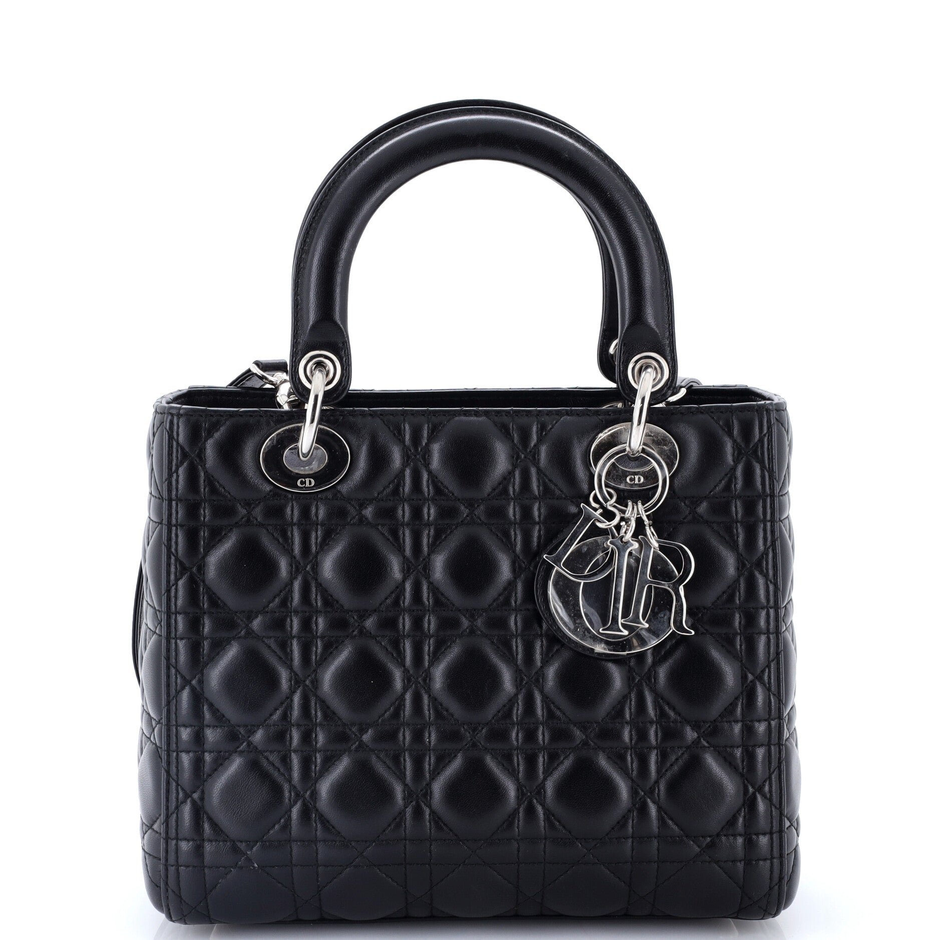 Lady Dior Bag Cannage Quilt Lambskin Medium