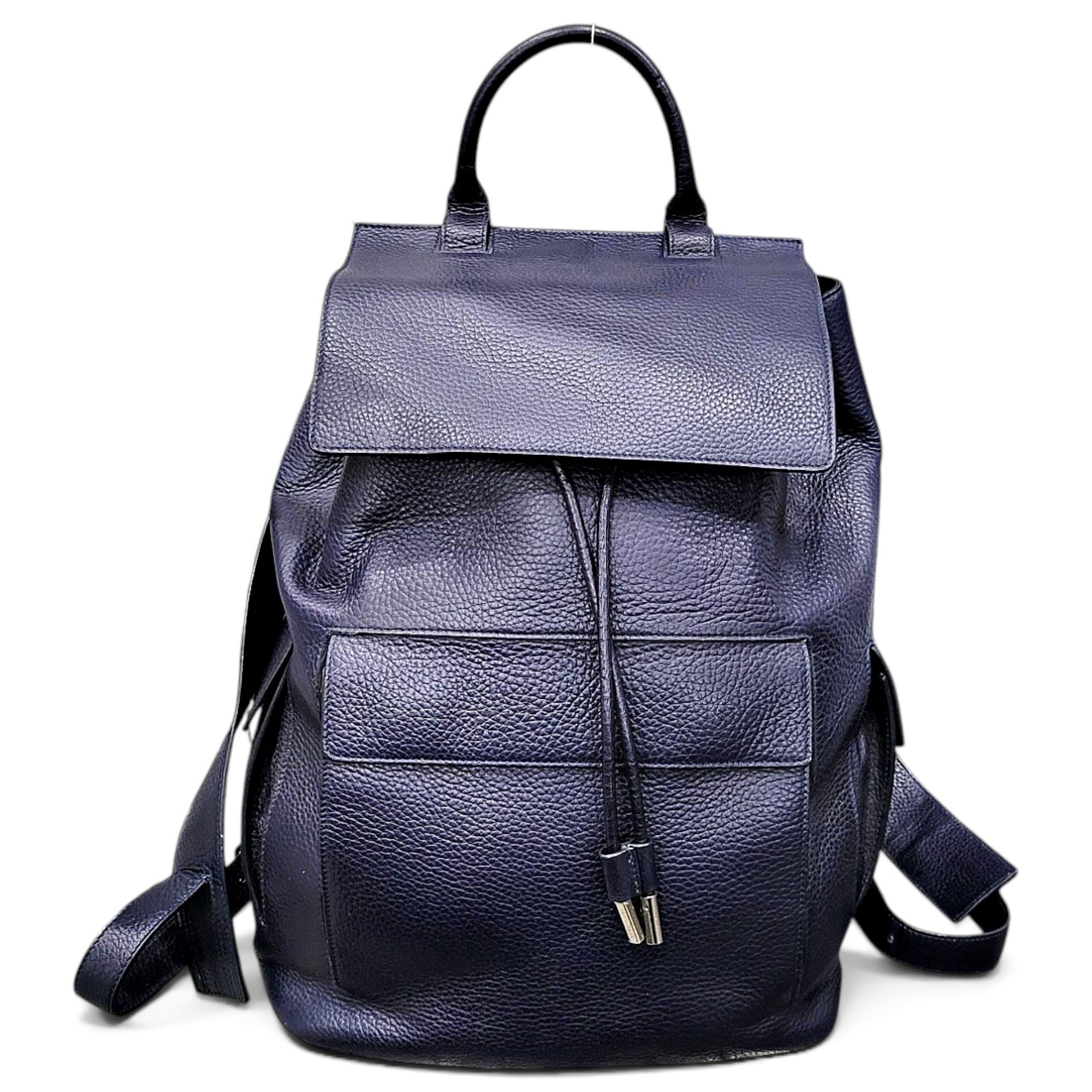 Leather backpack
