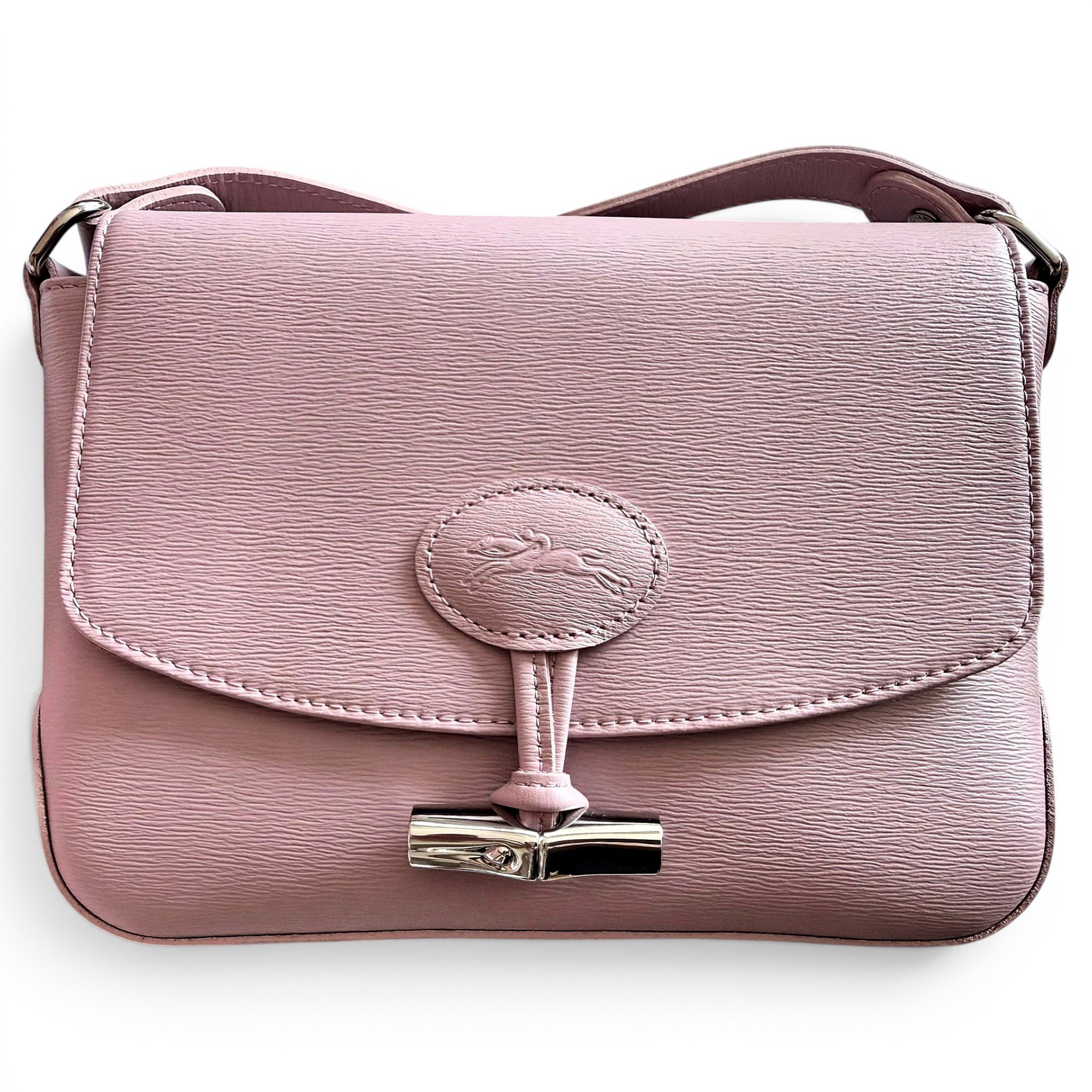 Roseau leather crossbody bag