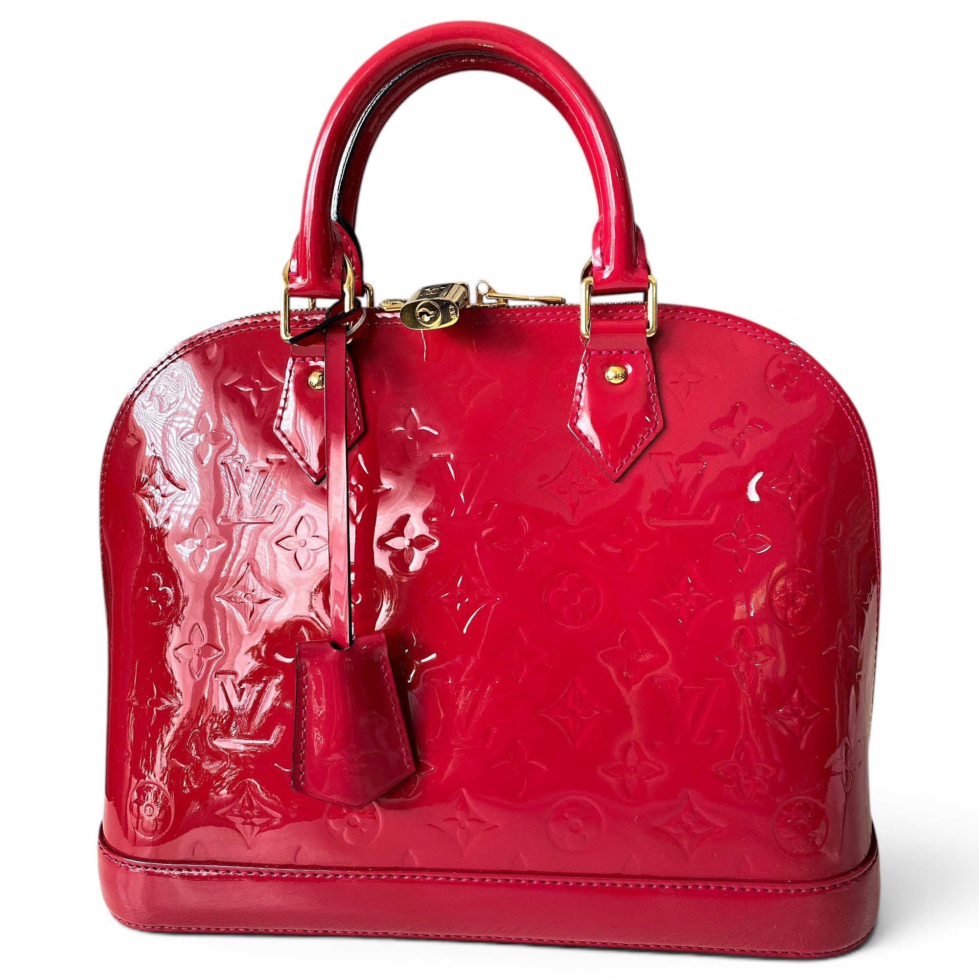 Alma patent leather handbag