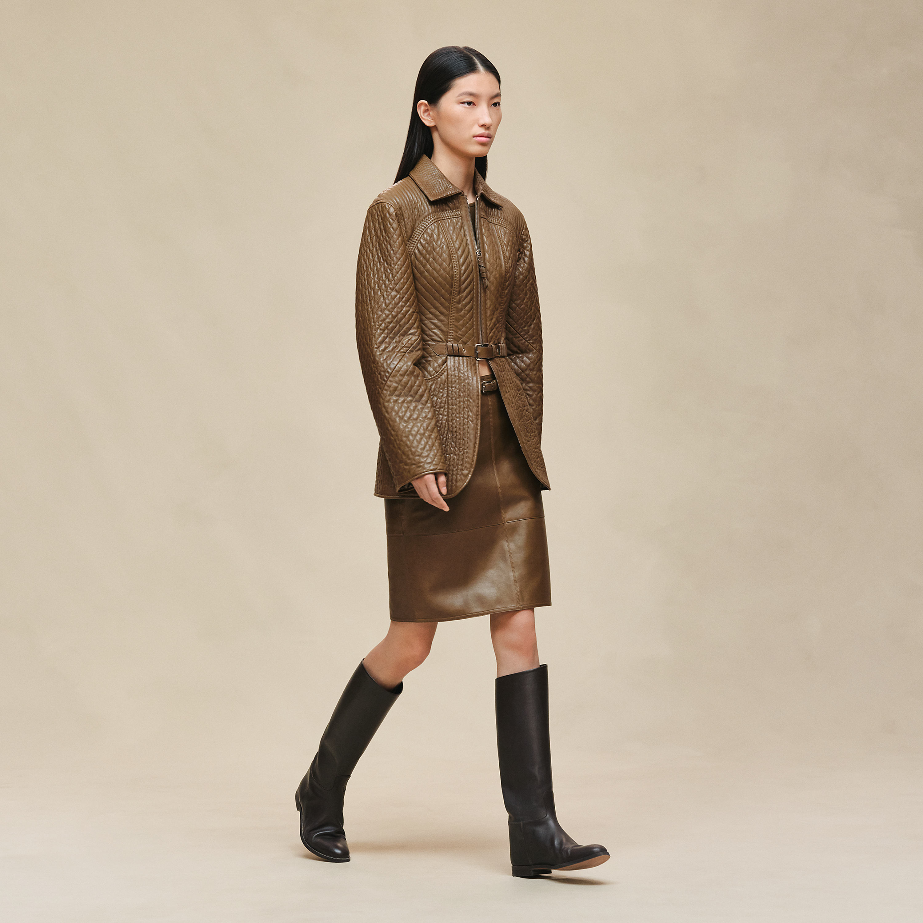 Veste équestre matelassée